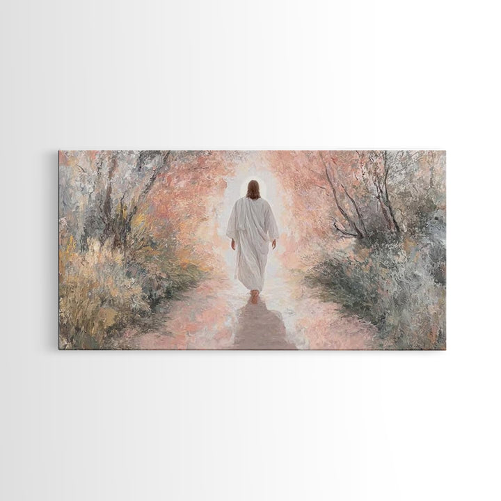 Light Of Glory | Framed Canvas Print | Christian Wall Art | Jesus Christmas Art | Christian Art Canvas | Christmas Decor