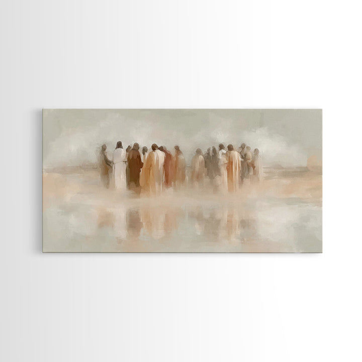 Circle Of Grace – Framed Canvas Print – Christian Art – Christian Wall Art – Jesus Art – Christian Canvas – Christian Gifts