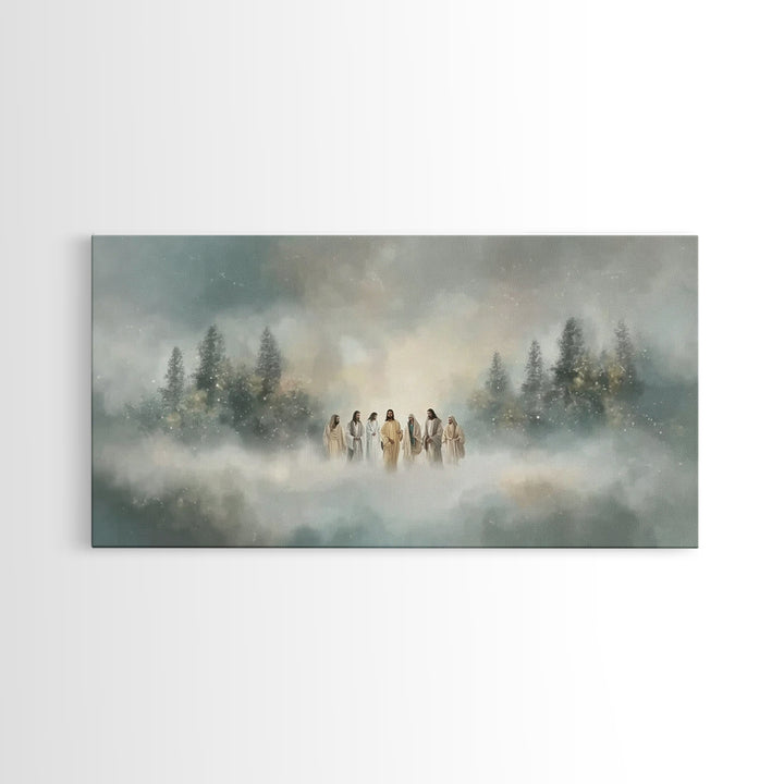 Gathered In Light – Framed Canvas Print – Christian Wall Art – Christian Canvas – Jesus Art – Christian Art – Christian Gift Ideas