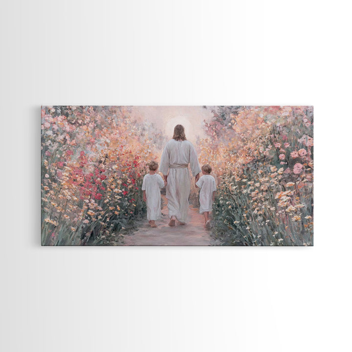 Fields of Mercy | Framed Canvas Print | Christian Art Canvas | Christian Wall Art | Christian Art | Jesus Painting | Christian Decor