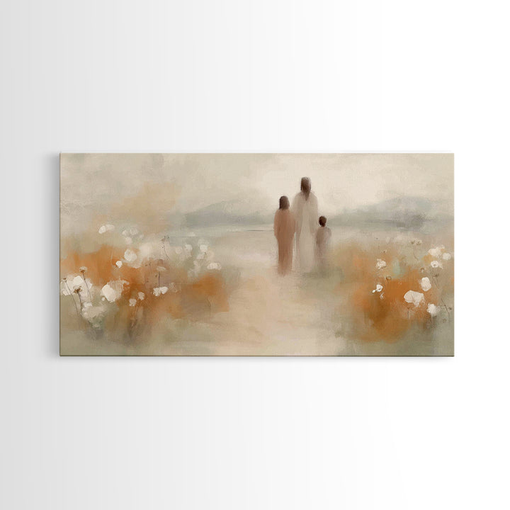 Gentle Path of Grace – Framed Canvas Print – Christian Wall Art – Christian Art Canvas – Jesus Painting – Christian Art – Christian Gift Id