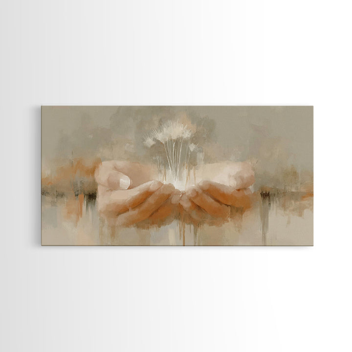 Sacred Offering, Framed Canvas Print, Christian Art, Jesus Painting, Christian Wall Art, Christian Art Canvas, Christian Art Gift