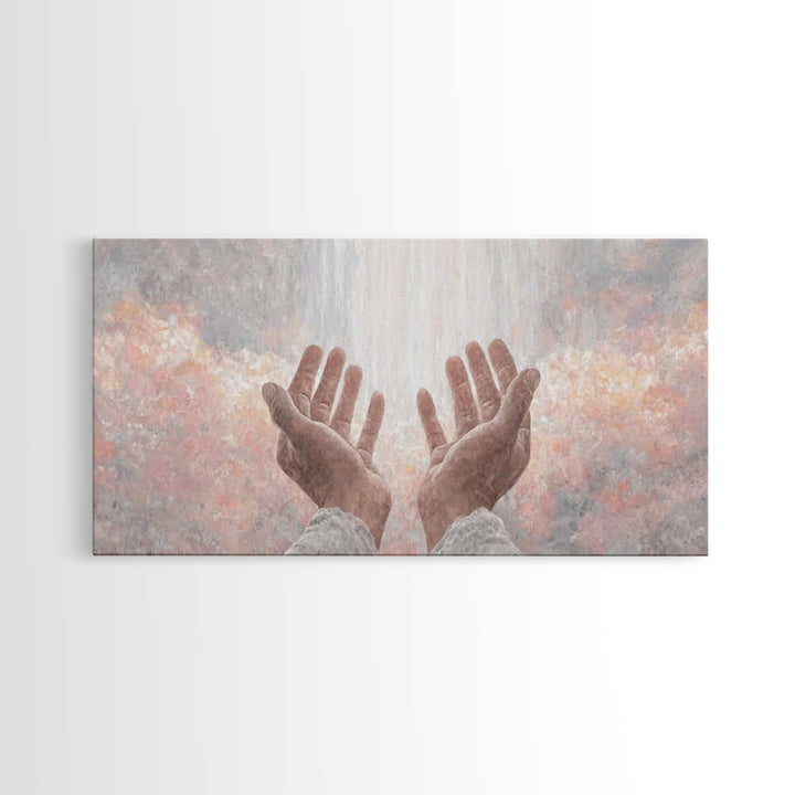 Shining Presence – Framed Canvas Print – Christian Art Canvas – Christian Art Work – Modern Christian Art – Christmas Wall Art