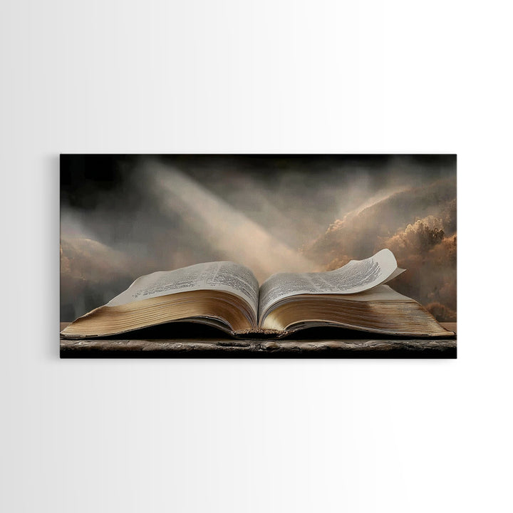 Holy Dawn - Framed Canvas Print - Christian Wall Art - Christian Art Canvas - Jesus Painting - Christian Decor - Modern Christian Art