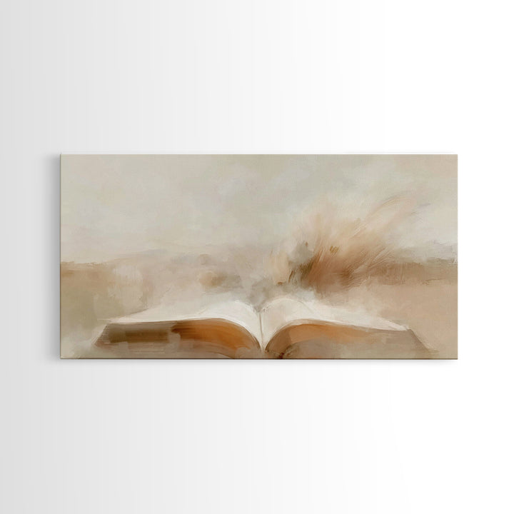 Scripture Light | Framed Canvas Print | Christian Wall Art | Christian Art Canvas | Jesus Painting | Christian Art Gift | Modern Christian