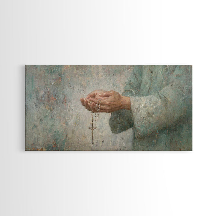 Guiding Prayer – Framed Canvas Print – Christian Wall Art – Christian Art Canvas – Christian Decor – Modern Christian Art – Subtle Christia