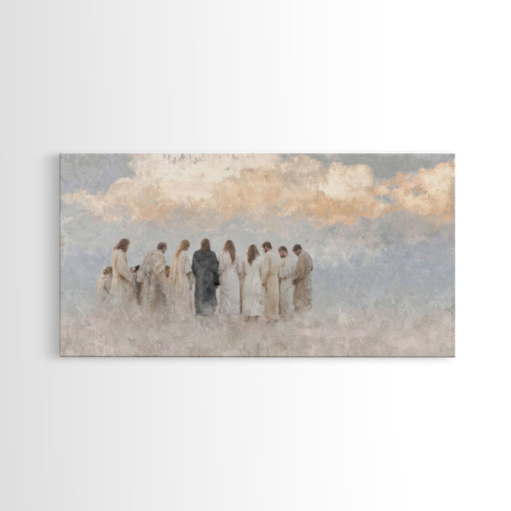 Path Of Revelation – Framed Canvas Print – Christian Art Painting – Christian Decor – Jesus Wall Art – Large Christian Art – Christian Art