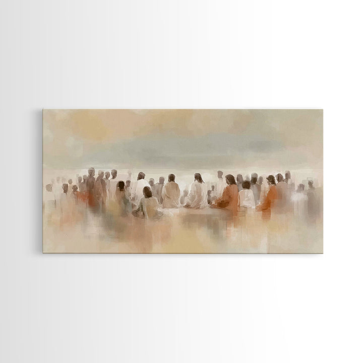 Voices Of Faith – Framed Canvas Print – Christian Wall Art – Christian Art Canvas – Christian Painting – Modern Christian Art – Christmas A