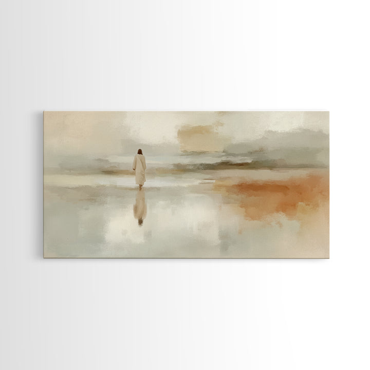 Deserted Grace – Framed Canvas Print – Christian Art Canvas – Subtle Christian Art – Christian Wall Art – Jesus Painting – Christian Art Gi