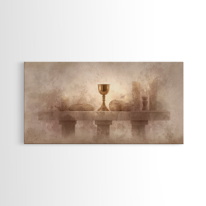Altar Of Peace – Framed Canvas Print – Christian Wall Art – Subtle Christian Art – Christian Art Canvas – Christian Gift Ideas – Christmas