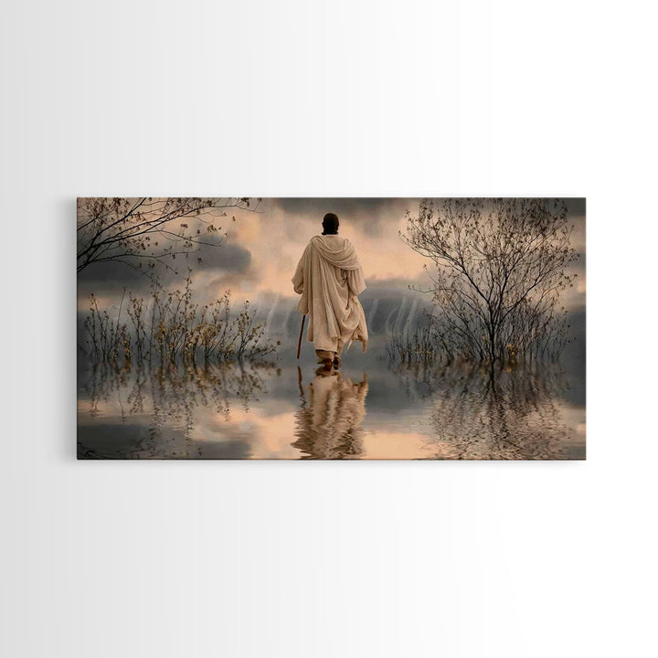 Dawn Of Hope – Framed Canvas Print – Christian Art Canvas – Christian Wall Art – Jesus Painting – Christian Gift Ideas – Christian Christma