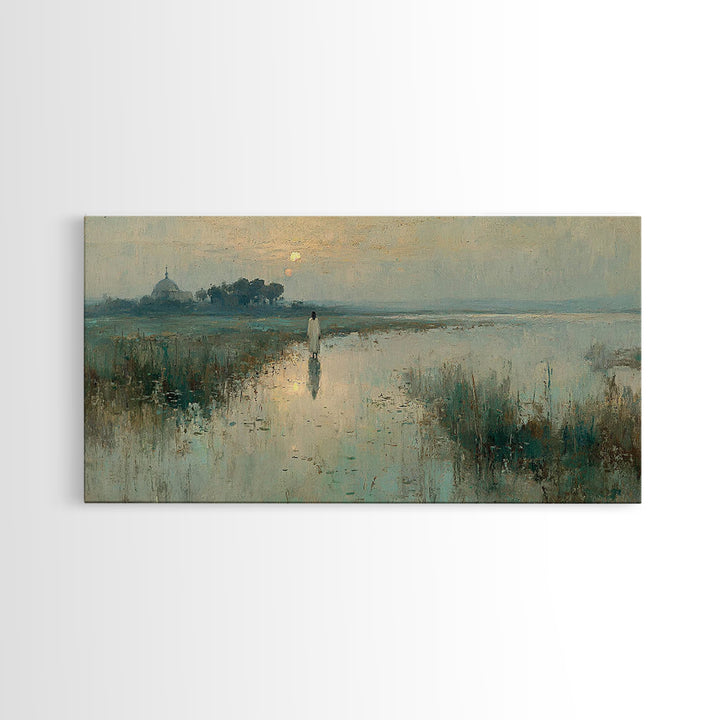 Morning Grace | Framed Canvas Print | Christian Wall Art | Jesus Painting Canvas | Christmas Art | Christian Gift Ideas | Faith Art