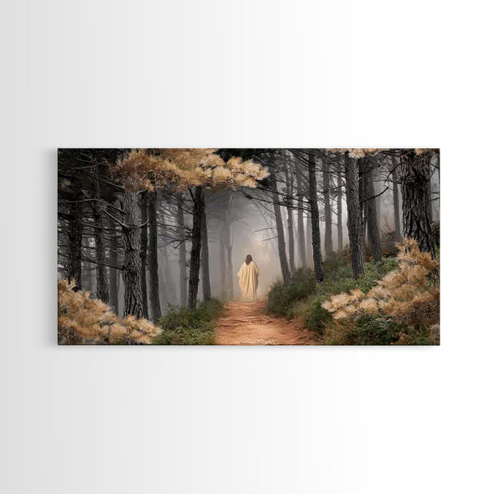 Guiding Peace – Framed Canvas Print – Christian Art Canvas – Large Christian Art – Jesus Painting – Christmas Art – Christian Wall Art