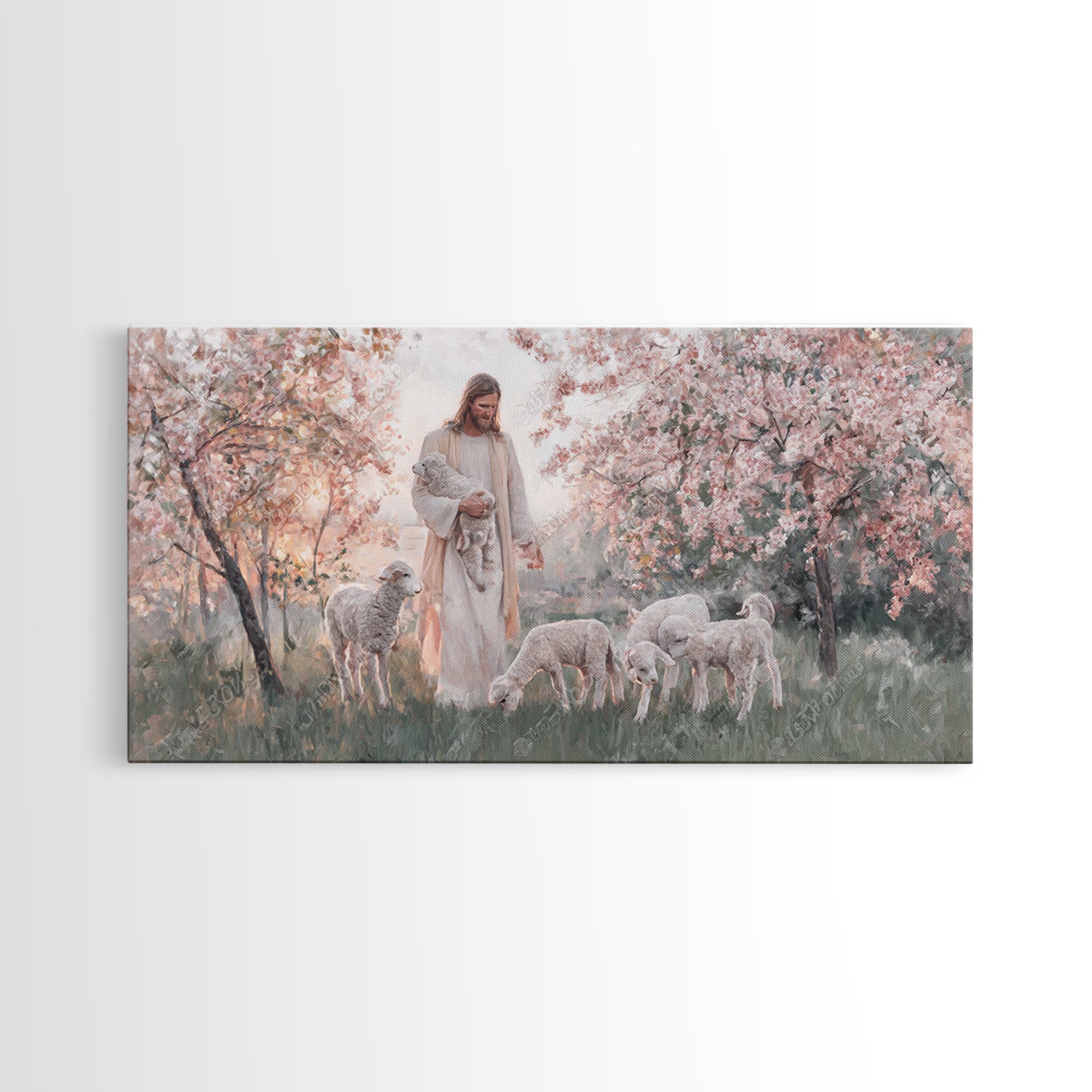 Blossom Covenant | Framed Canvas Print | Christian Christmas Art | Jes ...