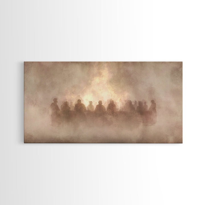 Radiant Shepherd | Framed Canvas Print | Christian Art Canvas | Jesus Painting | Christian Wall Art | Modern Christian Art | Christian Chri