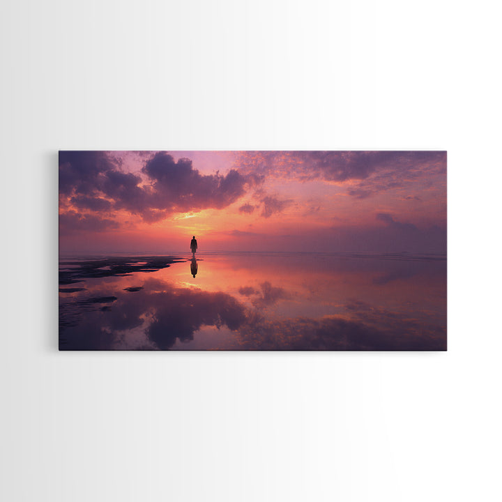 Morning Of Stillness | Framed Canvas Print | Christian Wall Art | Christian Art Canvas | Jesus Painting | Christian Art | Christian Gift