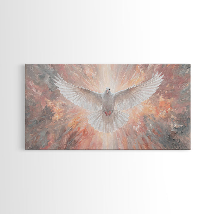 Grace Unveiled | Framed Canvas Print | Christian Wall Art | Christian Art Canvas | Christian Painting | Christmas Art | Christian Decor