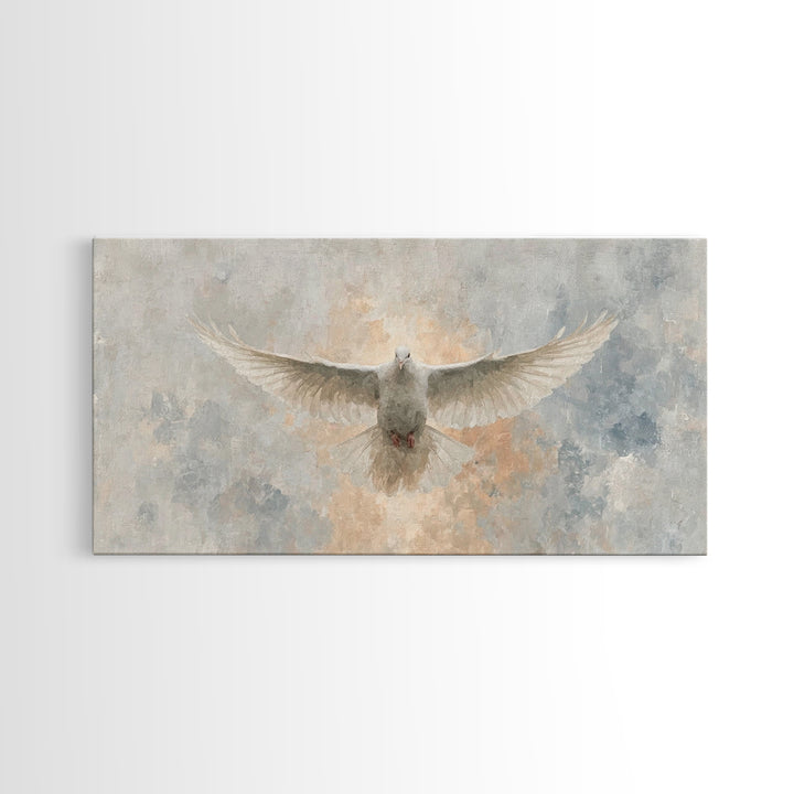 Radiant Mercy, Framed Canvas Print, Christian Art Canvas, Christian Wall Art, Christian Painting, Christmas Art, Christian Decor
