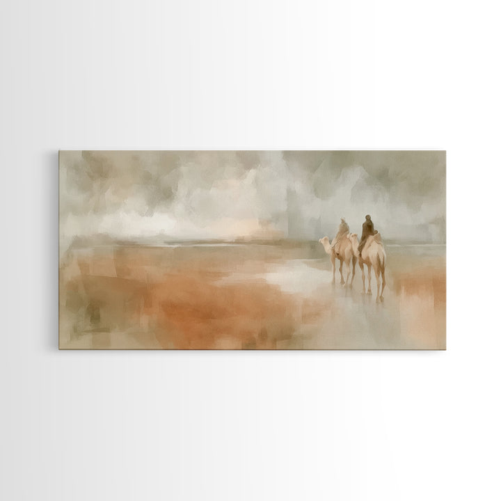 Pilgrims Of Light – Framed Canvas Print – Christmas Art Prints – Christian Art Canvas – Christian Wall Art – Christian Decoration – Jesus C