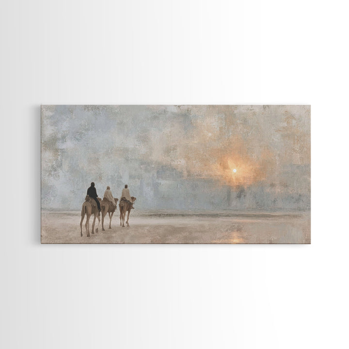 Journey Of Light | Framed Canvas Print | Christian Wall Art | Christian Art Canvas | Christmas Wall Art | Christian Christmas Art | Christi