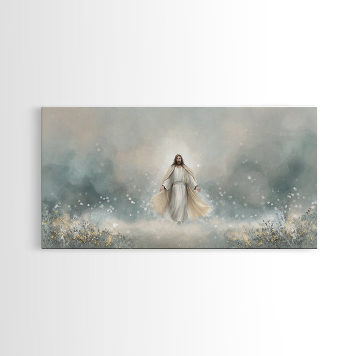 Eternal Peace – Framed Canvas Print – Christian Art Print – Jesus Painting – Christian Wall Art – Subtle Christian Art – Christian Gift