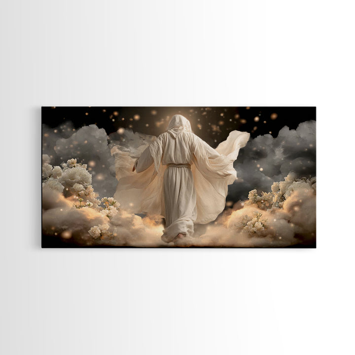 Circle Of Grace – Framed Canvas Print – Christian Art Painting – Christian Wall Art – Unique Christian Art – Jesus Wall Art – Christian Dec