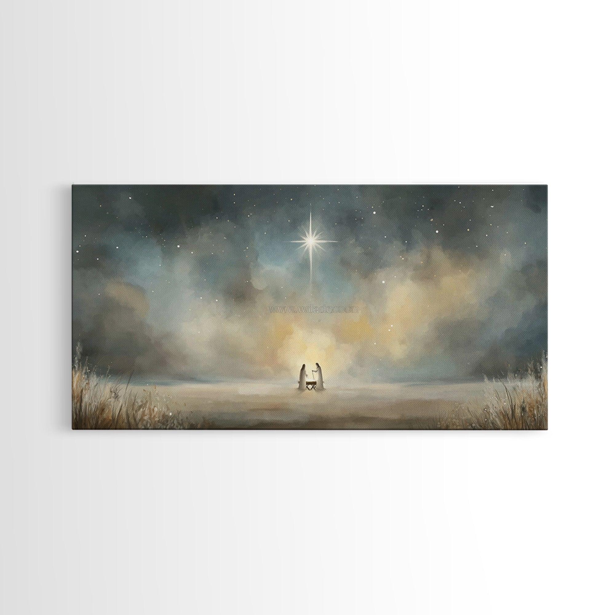 Star Of Emmanuel | Framed Canvas Print | Christian Wall Art | Christia ...