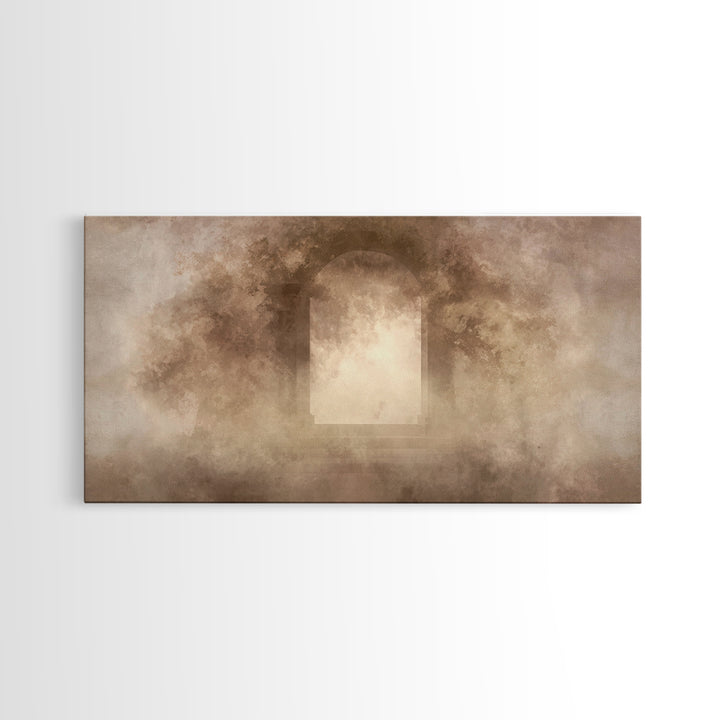 Sacred Open Gate, Framed Canvas Print, Christian Art Print, Christian Wall Art, Jesus Canvas Art, Christian Gift Ideas