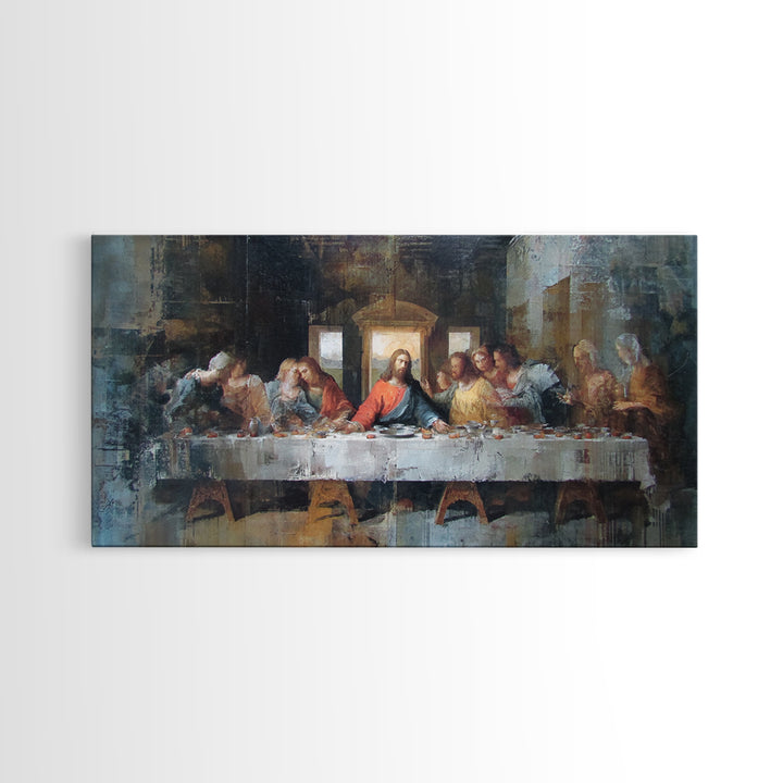 Dawn Fellowship – Framed Canvas Print – Christian Wall Art – Christmas Art – Christian Art Print – Christian Art Canvas – Christian Christm