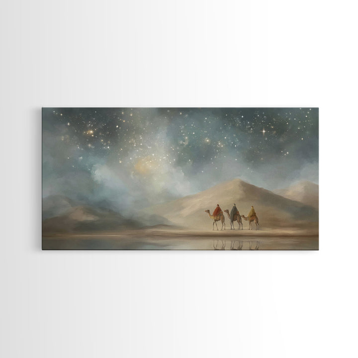 Celestial Path – Framed Canvas Print – Christian Christmas Art – Christian Art Canvas – Christian Wall Art – Christmas Decor – Christian Gi