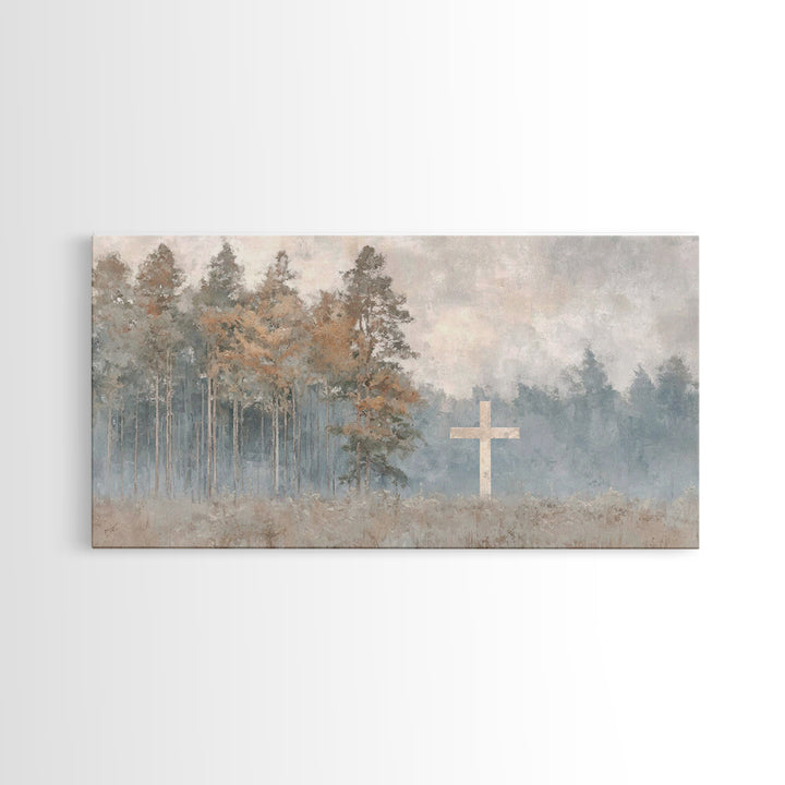 Pathway To Peace – Framed Canvas Print – Christian Wall Art – Christmas Art – Jesus Canvas Art – Christian Art Print – Christian Decor