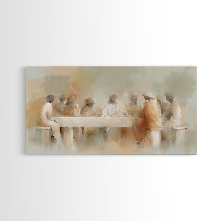 Gathered In Grace – Framed Canvas Print – Christian Art Canvas – Christian Wall Art – Christian art print – subtle Christian art – Jesus Pa