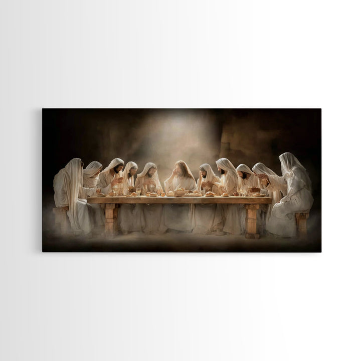 Table Of Covenant – Framed Canvas Print – Christian Art – Christian Art Canvas – Jesus Painting – Christian Wall Art – Christian art work