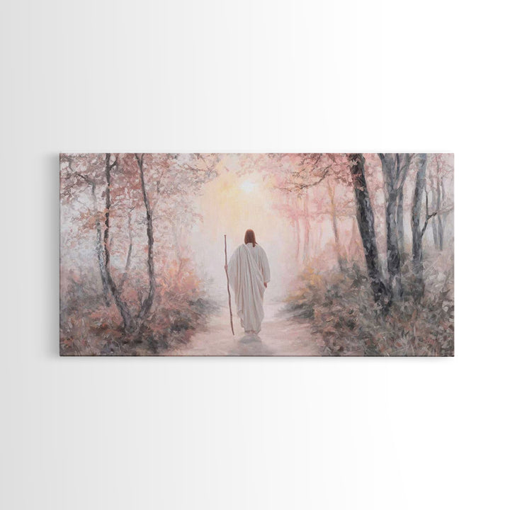 Path Of Mercy – Framed Canvas Print – Christian Wall Art – Christian Art Canvas – Jesus Painting