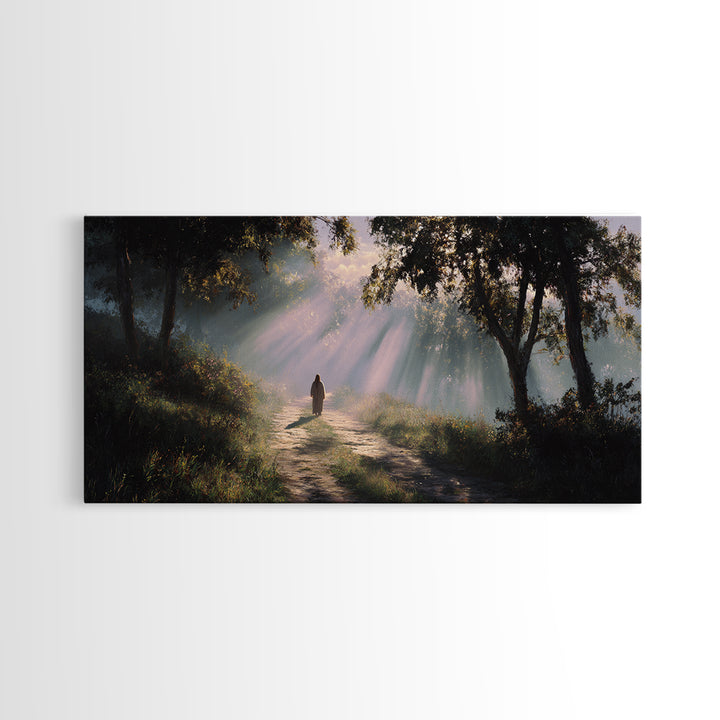 Rays Of Hope – Framed Canvas Print – Christian Art Canvas – Christian Wall Art – Jesus Painting – Christian Gift – Christmas Art