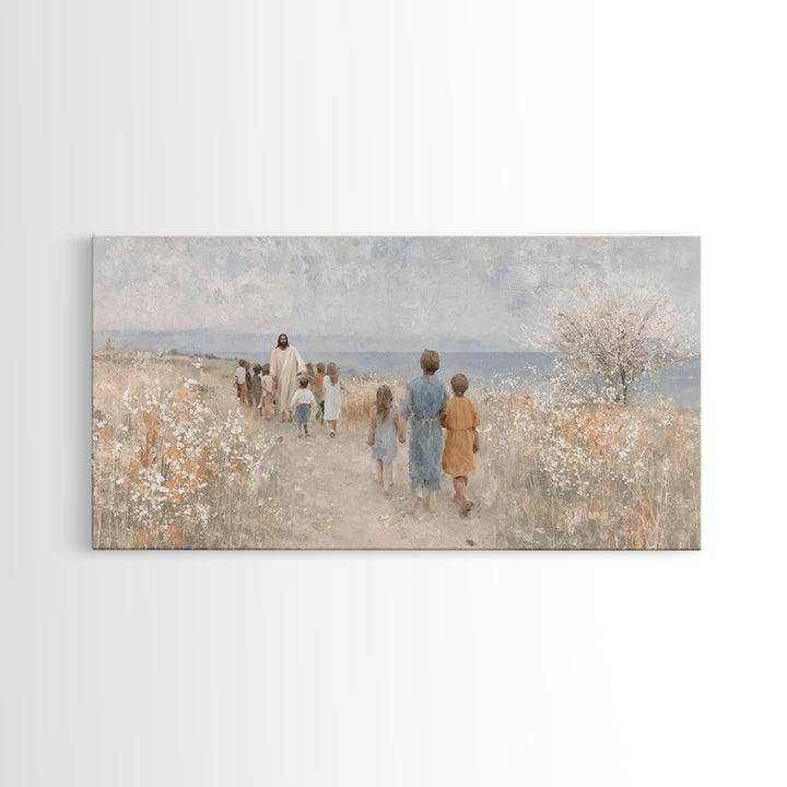 Springtime Hope – Framed Canvas Print – Christian Wall Art – Christian Art Canvas – Jesus Painting – Christian Decor – Christian Gift – Chr