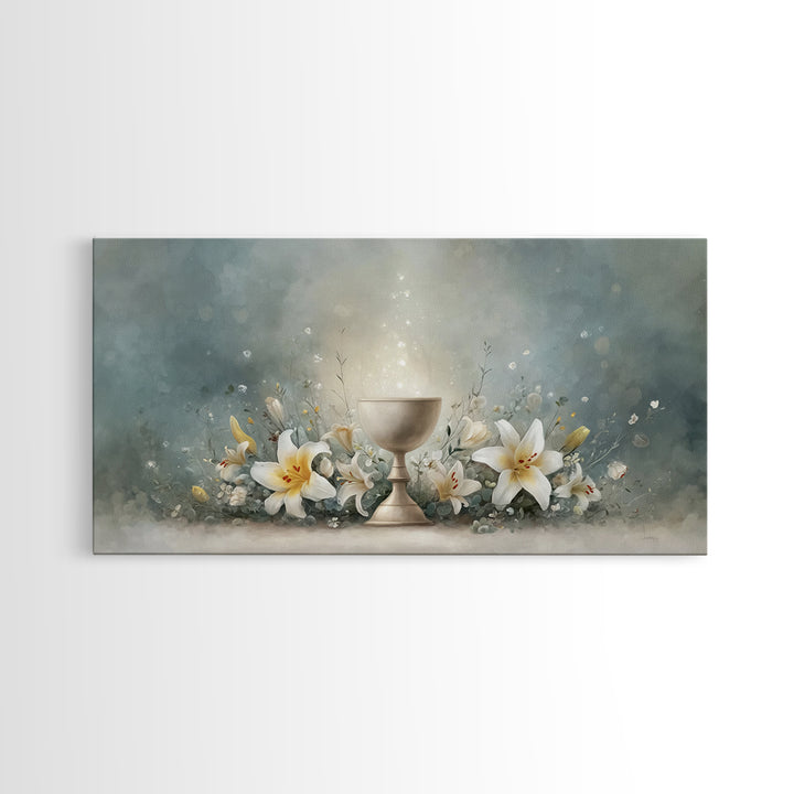 Garden Of Light - Framed Canvas Print - Christian Wall Art - Christian Art Canvas - Large Christian Art - Christian Decor - Christian Gift