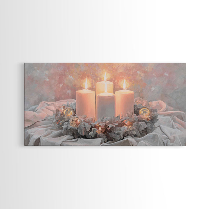 Season Of Hope – Framed Canvas Print – Christian Christmas Art – Christian Art Canvas – Christian Wall Art – Framed Christmas Art – Christi