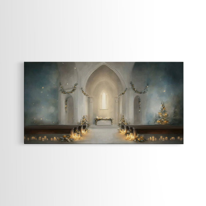 Star of Grace – Framed Canvas Print – Christian Art Prints – Christmas Art – Christian Christmas Art – Christian Decor For Home – Subtle Ch