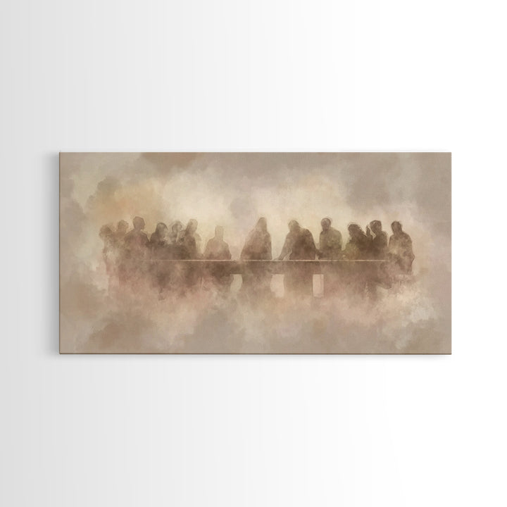 Lasting Covenant Glow, Framed Canvas Print, Christian Wall Art, Jesus Painting, Christian Art Canvas, Christian Art, Christian Gift Ideas