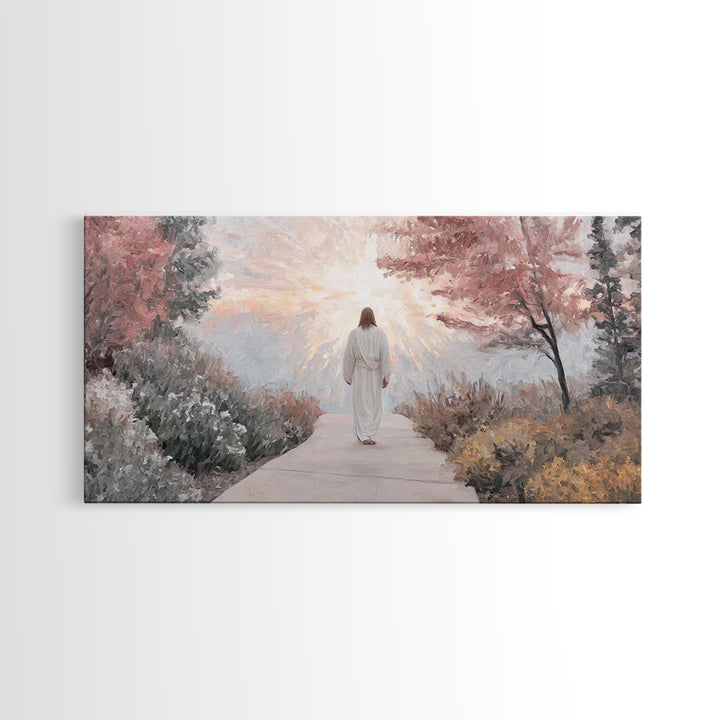Radiant Dawn | Framed Canvas Print | Christian Art Canvas | Jesus Painting | Christian Christmas Art | Christian Wall Art | Modern Christia