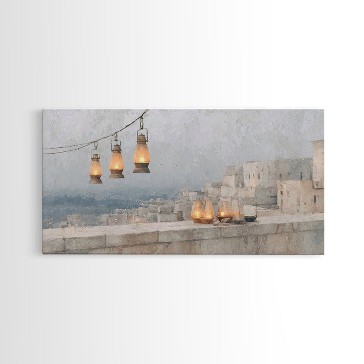 Lantern Grace – Framed Canvas Print – Christian Wall Art – Christian Art Canvas – Christian Christmas Art – Christian Decorations – Christi
