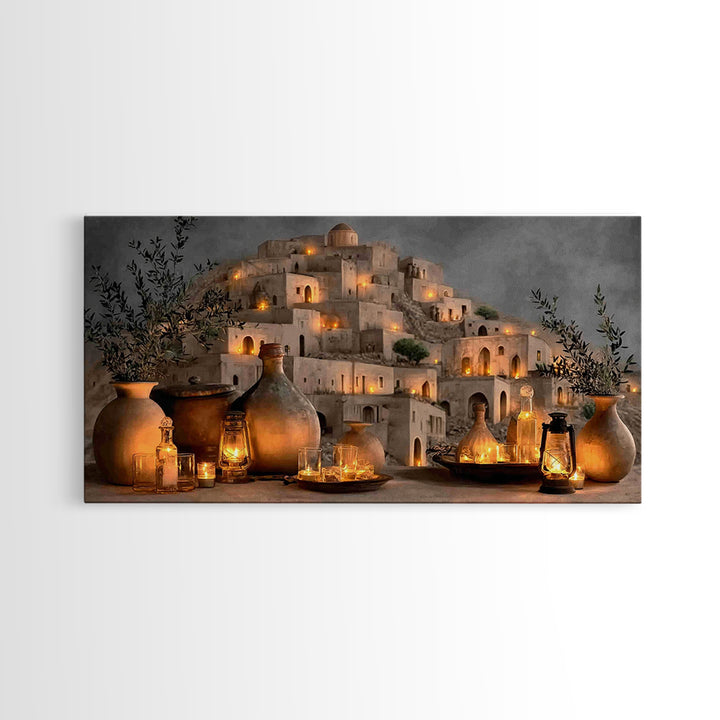 Vessel Lights – Framed Canvas Print – Christian Wall Art – Christian Art Canvas – Christian Christmas Decor – Christian Gift Ideas – Christ