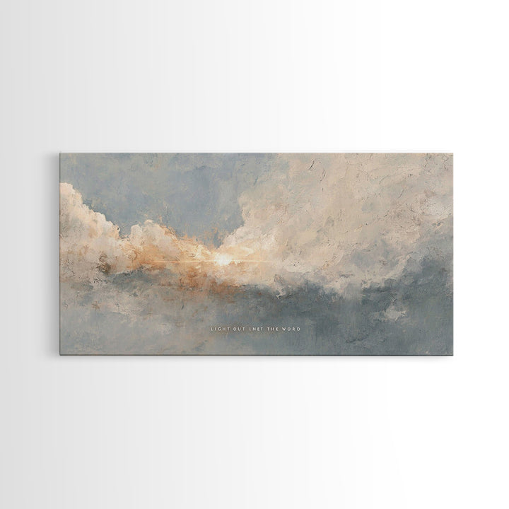 Heavenly Promise – Framed Canvas Print – Christian Wall Art – Christian Art Print – Christian Art Canvas – Christmas Wall Art – Christian G