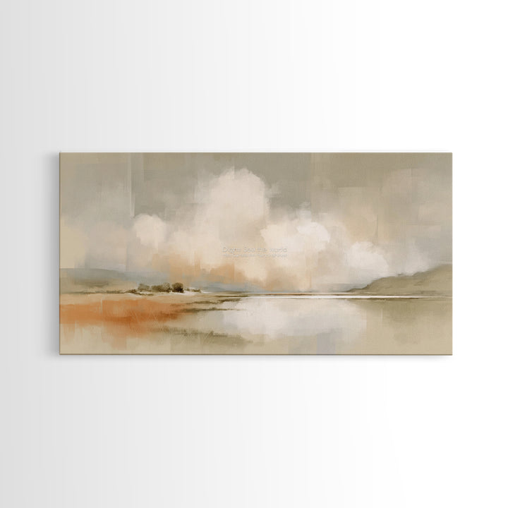 Peaceful Meadow | Framed Canvas Print | Christian Wall Art | Christian Art Canvas | Christian Art Print | Subtle Christian Paintings | Chri