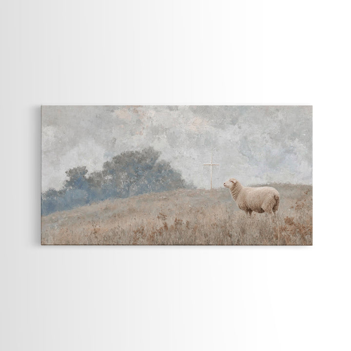 Heavenly Ascent, Framed Canvas Print, Christian Wall Art, Christian Art Canvas, Christian Christmas Art, Christian Art Work, Christian Deco