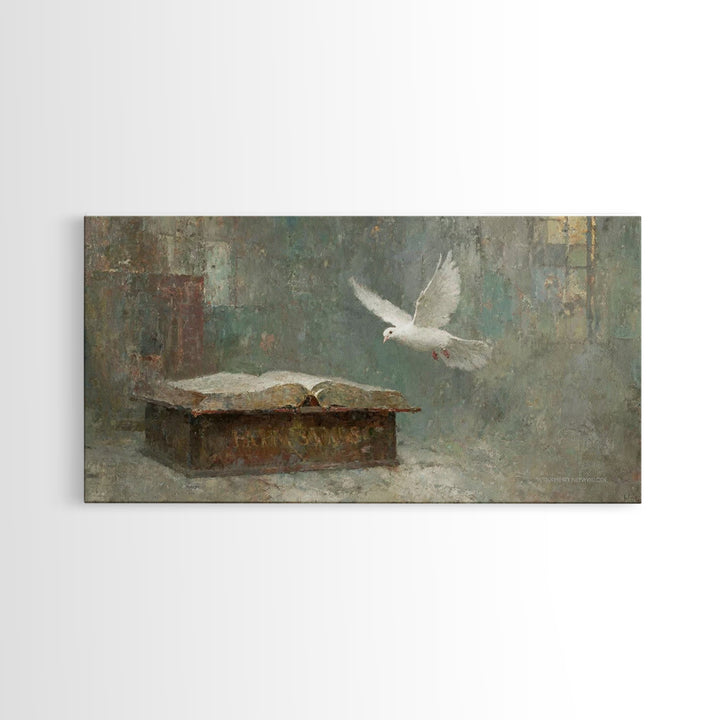 Morning Mercy – Framed Canvas Print – Christian Wall Art – Christian Art Canvas – Christmas Art – Christian Christmas Decor – Moody Christm
