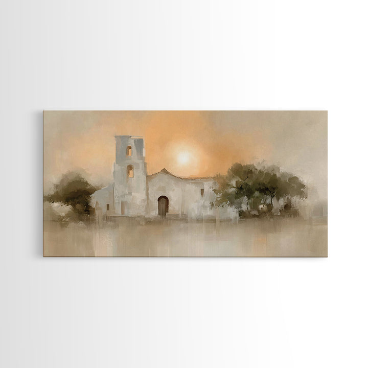 Sacred Mission – Framed Canvas Print – Christian Art Canvas – Christian Wall Art – Minimalist Christian Art – Christian Decor – Christmas A