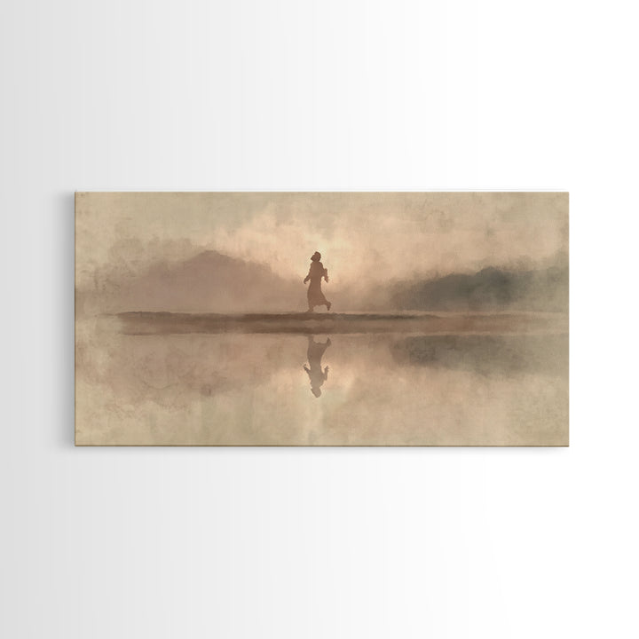Radiant Dawn – Framed Canvas Print – Christian Art – Jesus Painting Canvas – Christmas Wall Art – Large Christian Painting – Christian Art