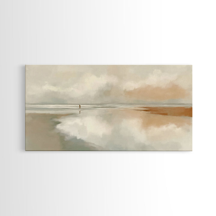 Solitary Grace – Framed Canvas Print – Christian Wall Art – Christian Art Canvas – Jesus Painting – Subtle Christian Art – Christian Gift I